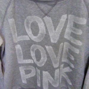 PINK scoop neck sweater